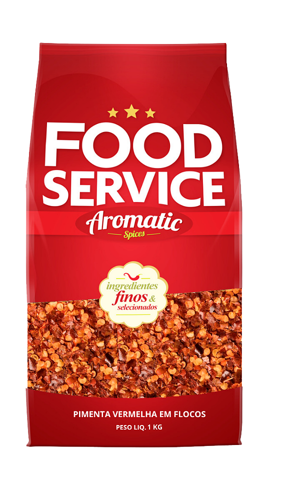 Pimenta Vermelha Flocos Food Service 1kg