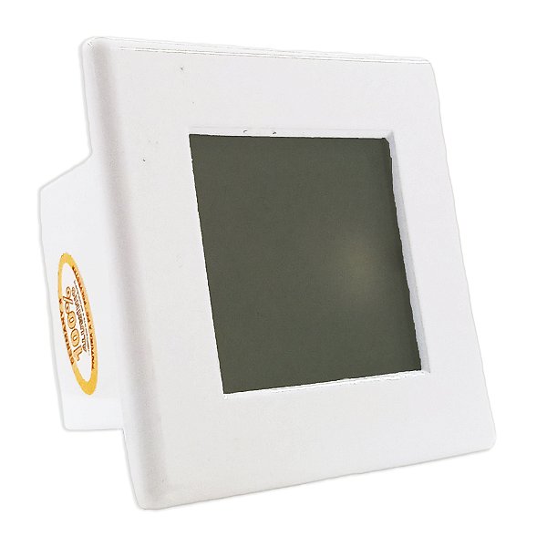 Balizador de Embutir Quadrado Branco Alumínio P/G4