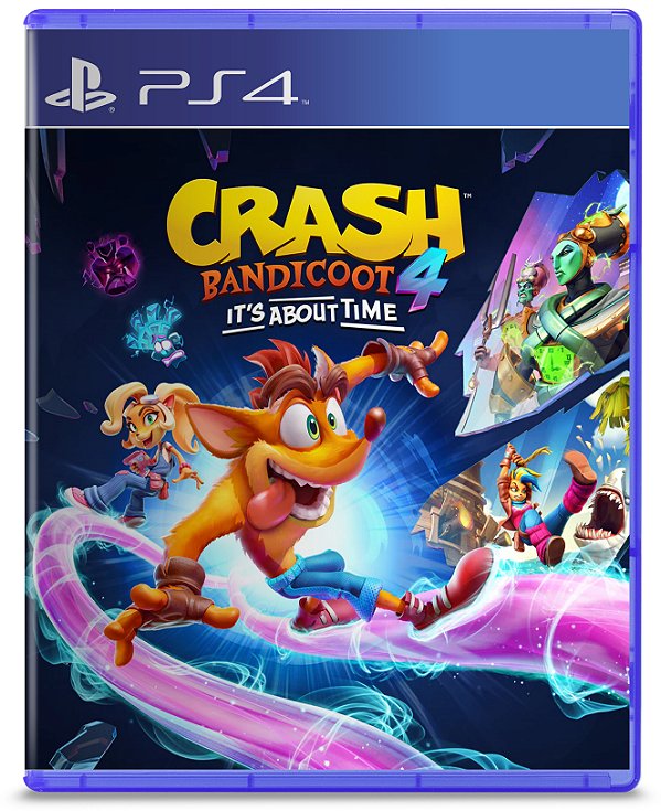 Crash Bandicoot 4: It's About Time Para PS4 - Mídia Digital