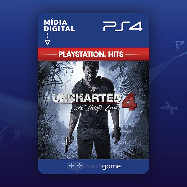 Uncharted 4: A Thief's End Para PS4 - Mídia Digital