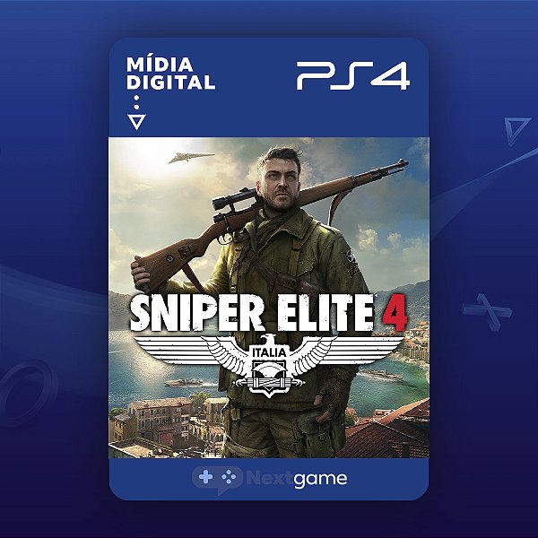 Sniper Elite 4 Para PS4 - Mídia Digital