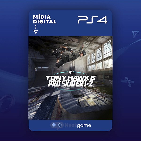 Tony Hawk's Pro Skater 1 + 2 Para PS4 - Mídia Digital