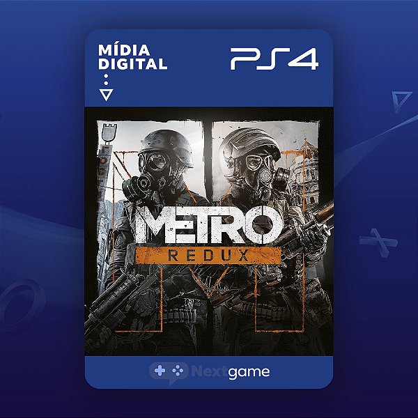 Metro Redux Para PS4 - Mídia Digital