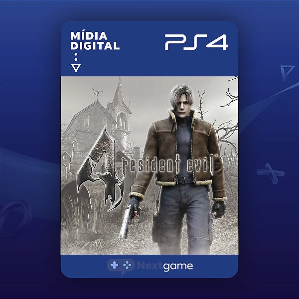 Resident Evil 4 (2005) Para PS4 - Mídia Digital