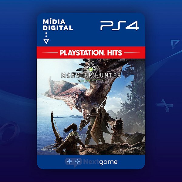 Monster Hunter: World Para PS4 - Mídia Digital