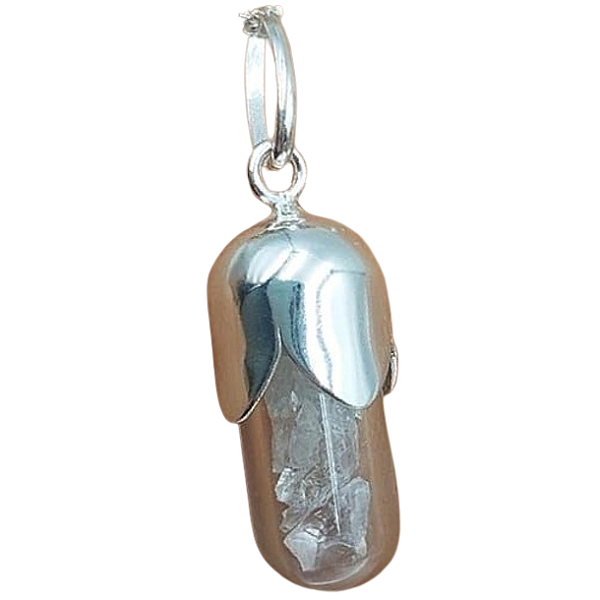 Pingente Sal Grosso Prata 925