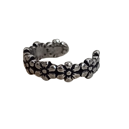 Piercing Fake Flor Florzinha de Prata 925