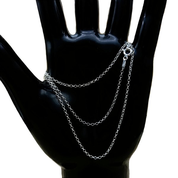 Corrente de Prata 925 Modelo Elo Português com 60 cm