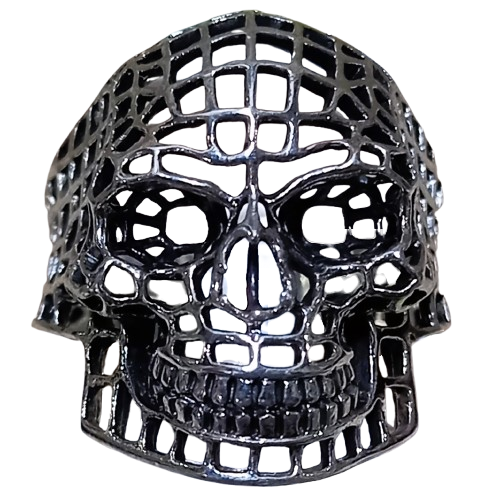 Anel de Prata 925 Caveira No.26/27