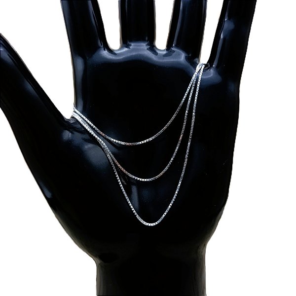 Corrente de Prata 925 Modelo Veneziana 60 cm