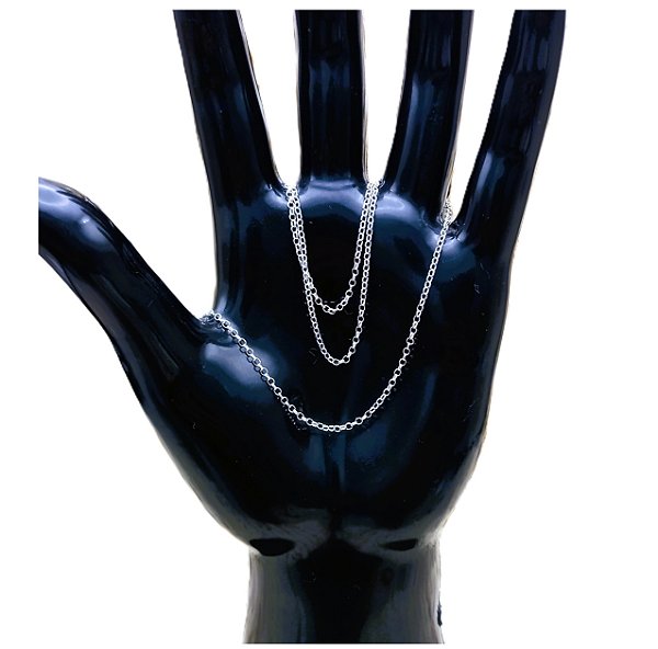 Corrente de Prata 925 Elo Português 40 cm