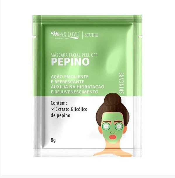 Sachê Máscara Facial Peel Of Pepino Max Love 8g