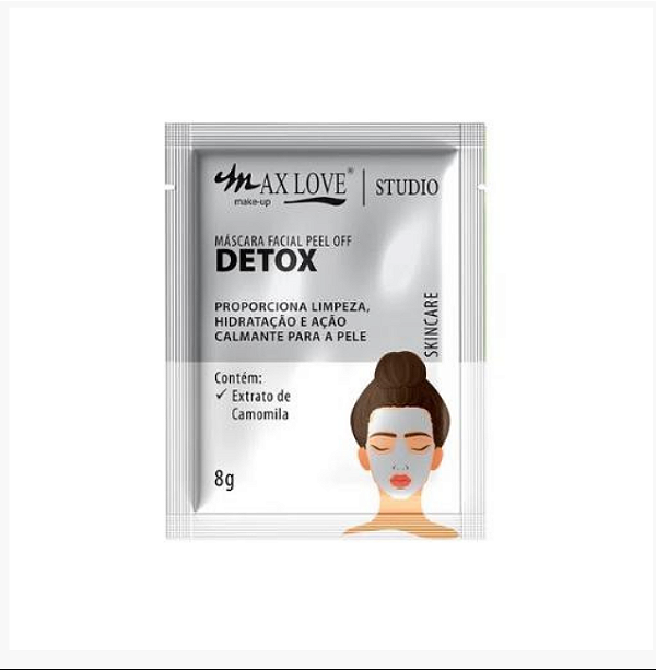 Sachê Máscara Facial Peel Off Detox Max Love 8g