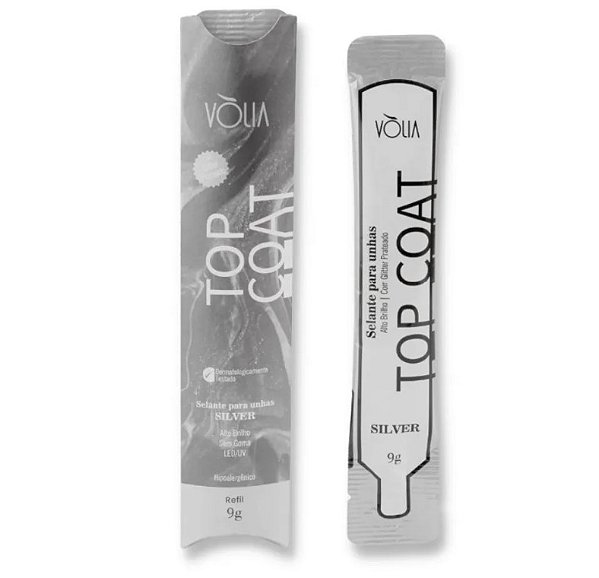 REFIL TOP COAT SILVER VOLIA