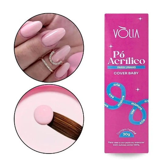 PÓ ACRILICO SACHÊ 30g COVER BABY VÒLIA