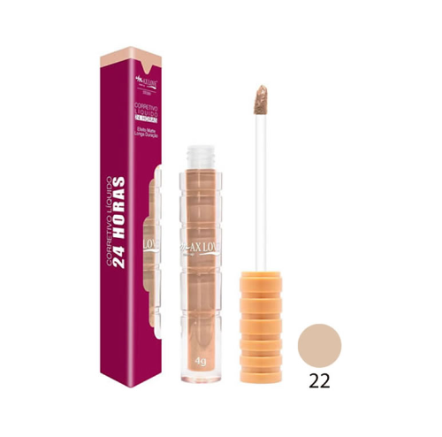 CORRETIVO LIQUIDO MATTE COR 22 MAX LOVE