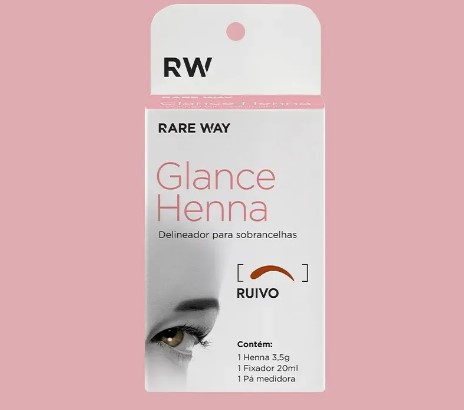KIT GLANCE HENNA RUIVO RARE WAY
