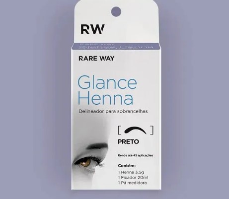 KIT GLANCE HENNA PRETO RARE WAY