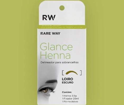 KIT GLANCE HENNA LOIRO ESCURO RARE WAY
