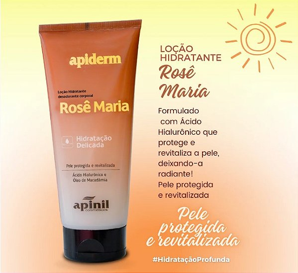 HIDRATANTE CORPORAL ROSE MARIA APINIL 190G
