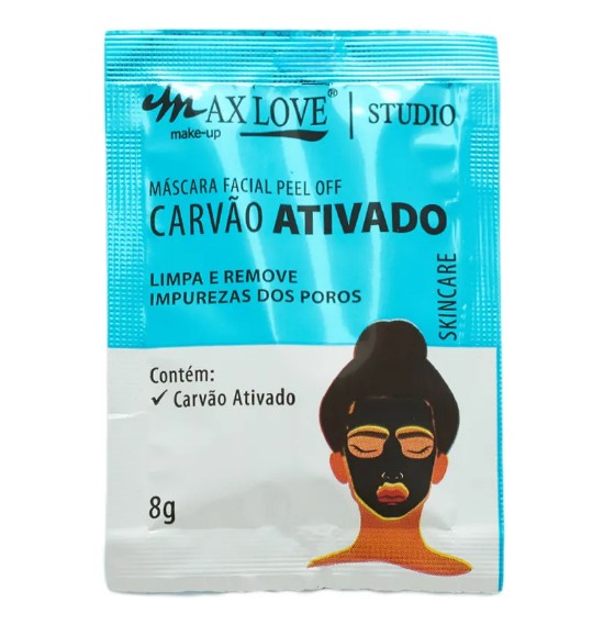 SACHE MASCARA FACIAL CARVAO ATIVADO MAX LOVE