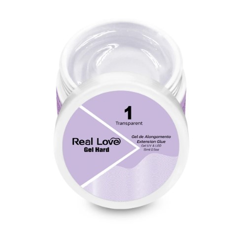 GEL HARD REAL LOVE 1 TRANSPARENT 15 ML