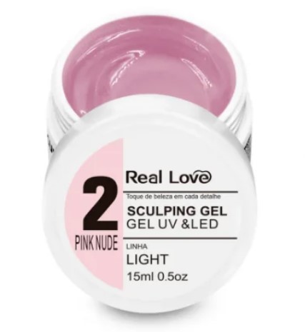 GEL CONSTRUTOR REAL LOVE 2 PINK NUDE 15 ML