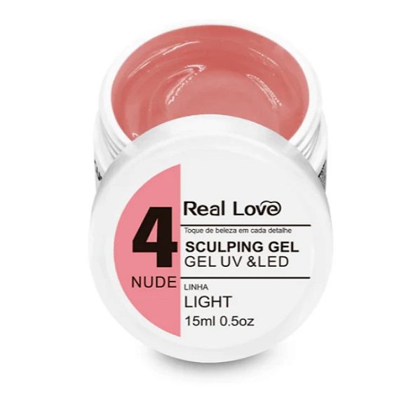 GEL CONSTRUTOR REAL LOVE 4 NUDE 15 ML