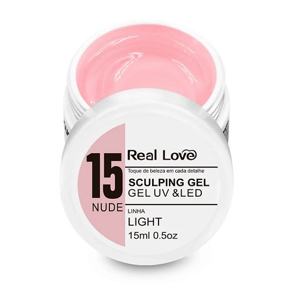 GEL CONSTRUTOR REAL LOVE 15 NUDE 15 ML