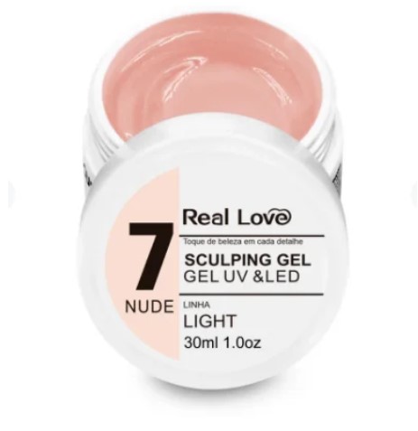 GEL CONSTRUTOR REAL LOVE 7 NUDE 30 ML