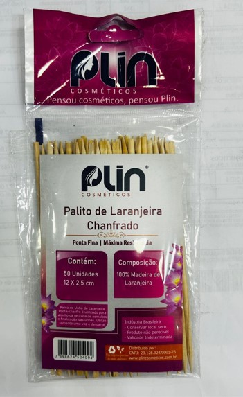 PALITO LARANJEIRA 50 UNIDADES PLIN COSMETICOS