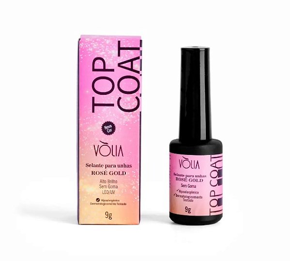 TOP COAT ROSE GOLD 9G VOLIA