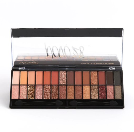 PALETA DE SOMBRA 28 CORES FEBELLA