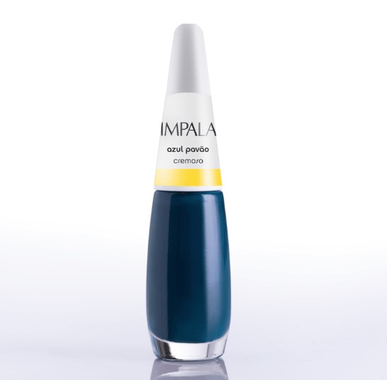 ESMALTE CREMOSO AZUL PAVAO IMPALA