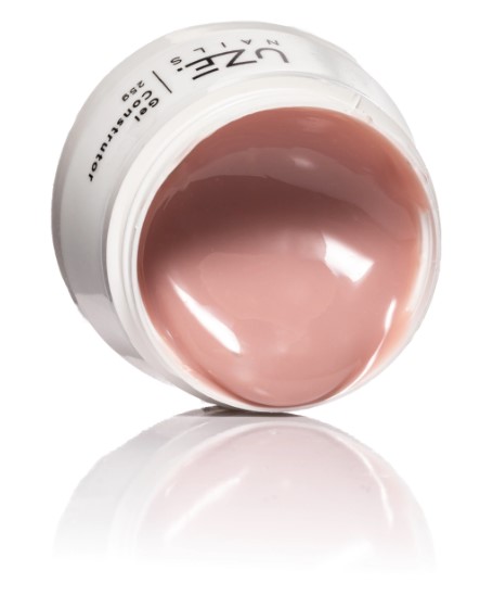 GEL CONSTRUTOR NATURAL NUDE PINK 25G UZE NAILS