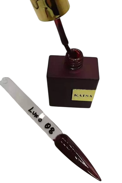 ESMALTE EM GEL COLEÇAO VERMELHOS LUXO COR 08 KAISA 15ML
