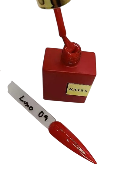 ESMALTE EM GEL COLEÇAO VERMELHOS LUXO COR 09 KAISA 15ML