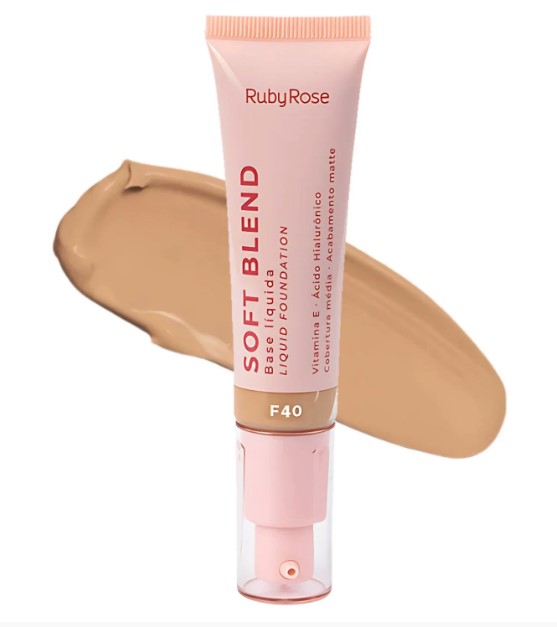 BASE LIQUIDA SOFT BLEND COR F40 30G RUBY ROSE