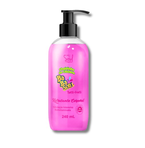 HIDRATANTE CORP CHEIRINHO DE CHICLETE BABASOUL 240ML SOUL COSMETICOS