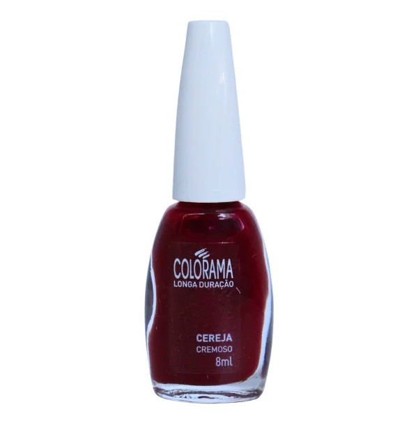 ESMALTE CREMOSO CEREJA 8ML COLORAMA