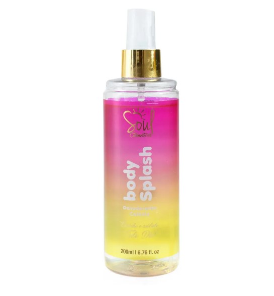 BODY SPLASH DESODORANTE COLONIA 200ML SOUL COSMETICOS