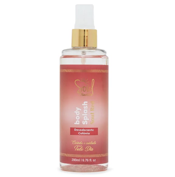 BODY SPLASH SOUL RED 200ML SOUL COSMETICOS