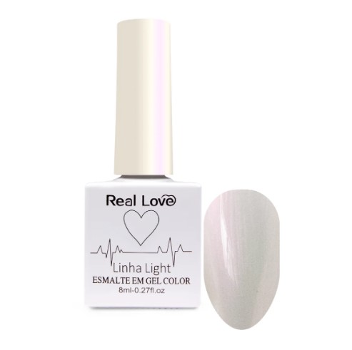 ESMALTE EM GEL 8ML LINHA LIGHT COR 186 REAL LOVE