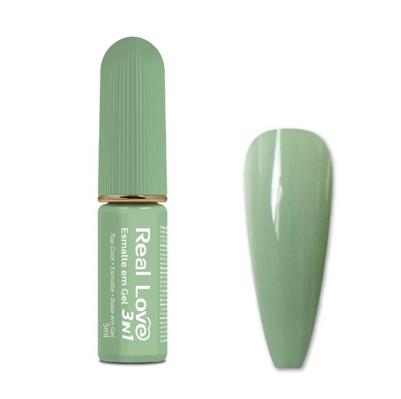ESMALTE EM GEL 3 EM 1 5ML COR 23 REAL LOVE