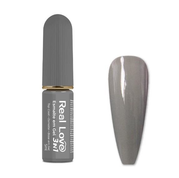 ESMALTE EM GEL 3 EM 1 5ML COR 28 REAL LOVE