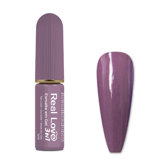 ESMALTE EM GEL 3 EM 1 5ML COR 29 REAL LOVE