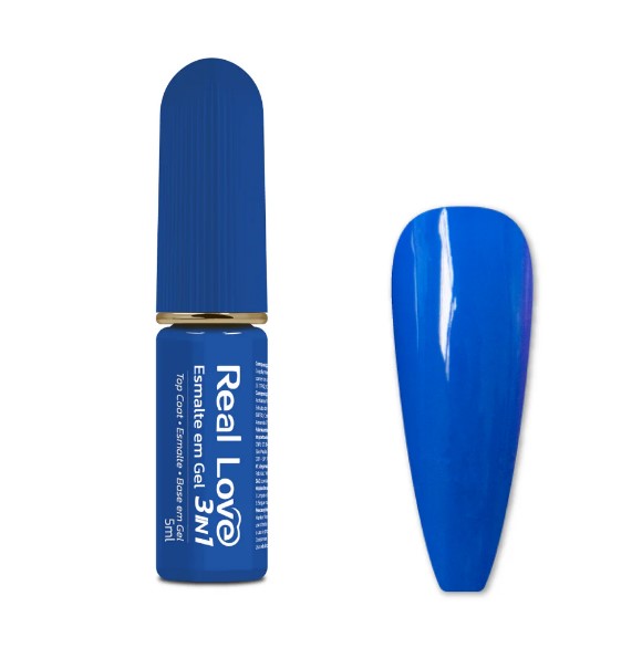 ESMALTE EM GEL 3 EM 1 5ML COR 30 REAL LOVE