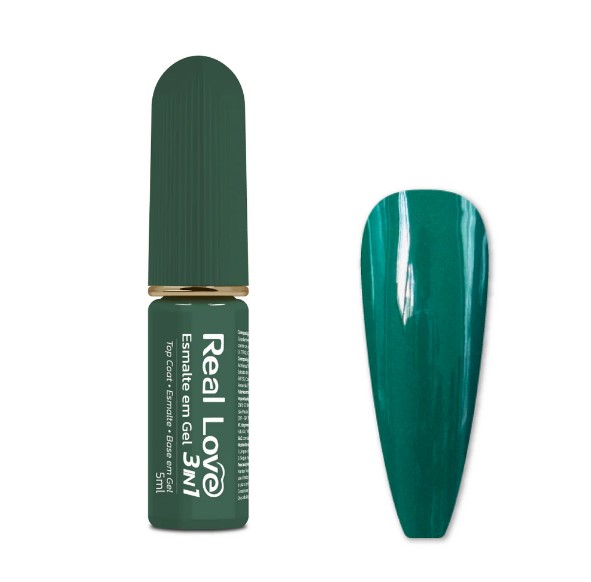 ESMALTE EM GEL 3 EM 1 5ML COR 57 REAL LOVE