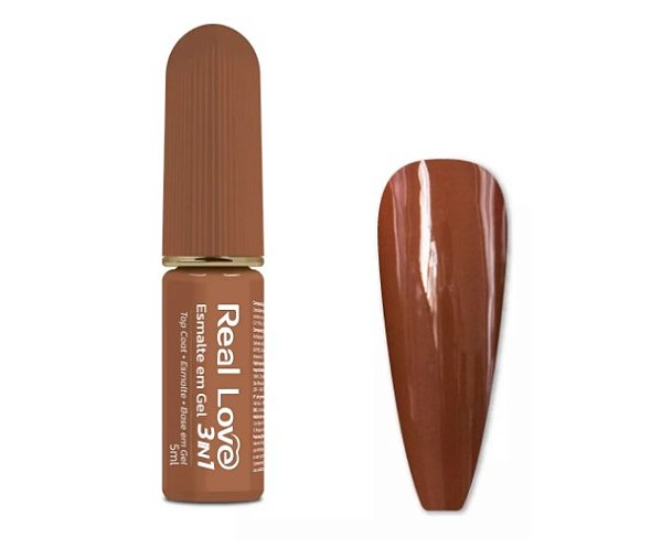 ESMALTE EM GEL 3 EM 1 5ML COR 41 REAL LOVE