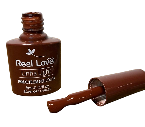 ESMALTE EM GEL 8ML LINHA LIGHT COR P184 REAL LOVE